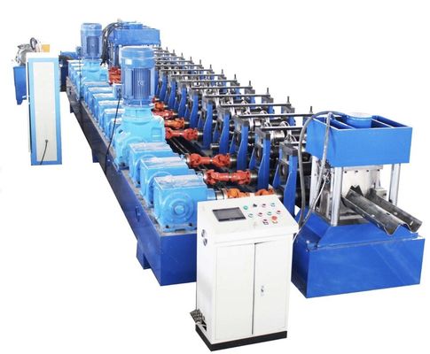 Αγορά 7.5KW Highway Guardrail Roll Forming Machine Q235 Metal Roll Former (Μεταλλική μηχανή για το σχηματισμό κυλίνδρων για το φράχτη αυτοκινήτου) online manufacture