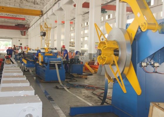 Αγορά Μηχανή κατασκευής καναλιών 30m/min Μηχανή σχηματισμού κυλίνδρων καναλιών online manufacture